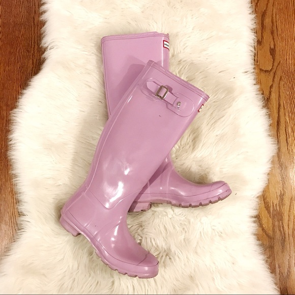 Hunter Shoes - Hunter Boots | Tall Lilac Size 8